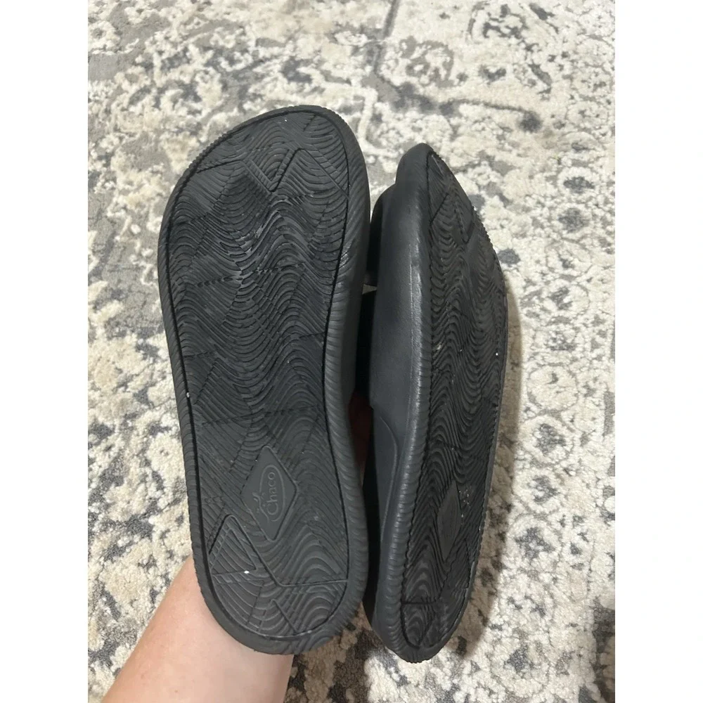 Men's Black Chaco Slides Size 11